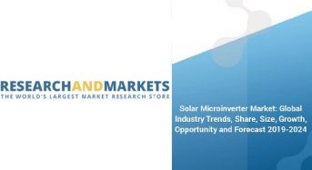 Solar Microinverter Markets: Worldwide Outlook and Forecast, 2019-2024