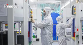 Trina Solar’s First 210 Module Rolls off Production Line