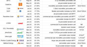 Mass Production of Perovskite Cells/Modules in China to Usher Global PV Industry to New Era