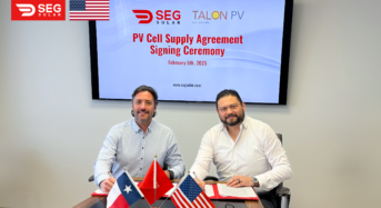 SEG Solar and Talon PV Partner to Lead the Way in American-Made Solar Manufacturing