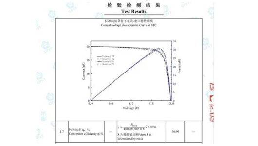 30.99%! Risen Energy Achieves Record PCE on Perovskite/HJT Tandem Solar Cells