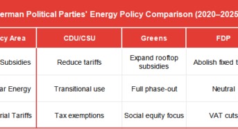 Impact of the 2025 German Elections on the New Energy Industry: A Global Perspective