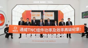 25.28%! Tongwei Sets a New PCE Record for Its TNC Module